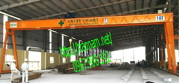 Cổng trục dầm đôi 10 tấn tại Lạng Sơn