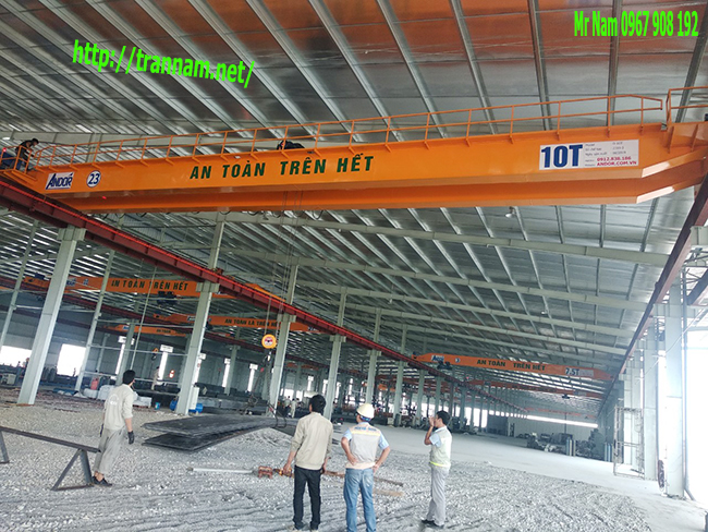 Lắp cầu trục 10 tấn tại KCN Đình Trám - Bắc Giang