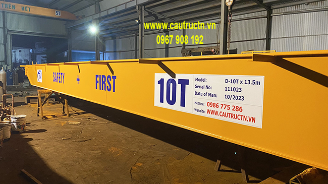 chế tạo cẩu trục 10T tại Bắc Ninh