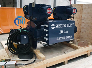Palang cáp điện Sungdo 10 tấn