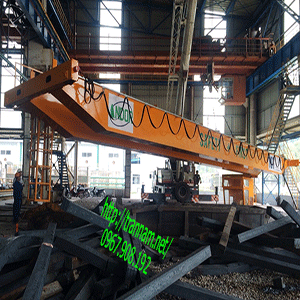 Lắp đặt cầu trục dầm đôi 7.5 tấn tại Hưng Yên