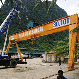 Cổng trục dầm đôi 30 tấn – tại Quảng Ninh
