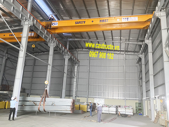 Giá cẩu trục 10 tấn mới nhất