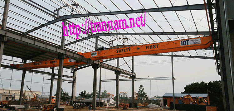 Lắp đặt cầu trục 10 tấn tại Hà Nội