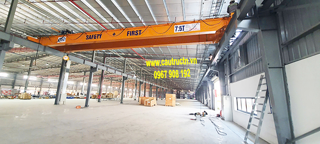 Chi phí lắp đặt cẩu trục 7.5 tấn