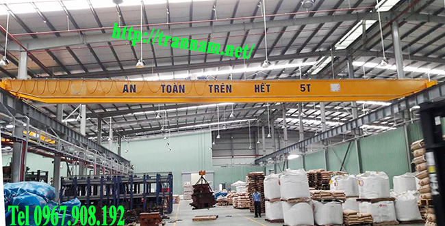 Lắp cầu trục 5 tấn tại Ninh Bình, Nam Định, Thái Bình