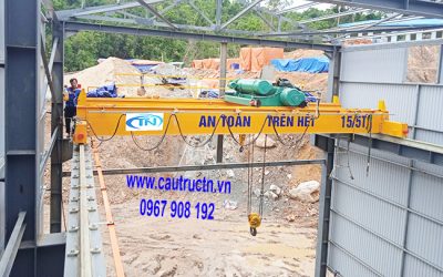 Báo giá cẩu trục đôi 15 tấn