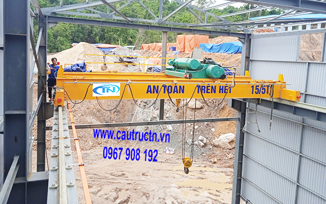 Báo giá cẩu trục đôi 15 tấn