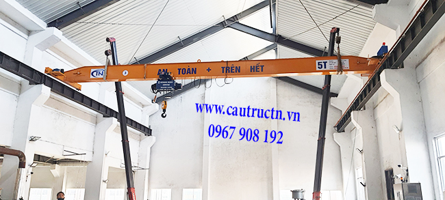 Lắp cầu trục 5 tấn x 16.5m tại Hải Hà Quảng Ninh