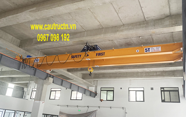 Cẩu trục dầm đôi 5 tấn tại Bắc Ninh