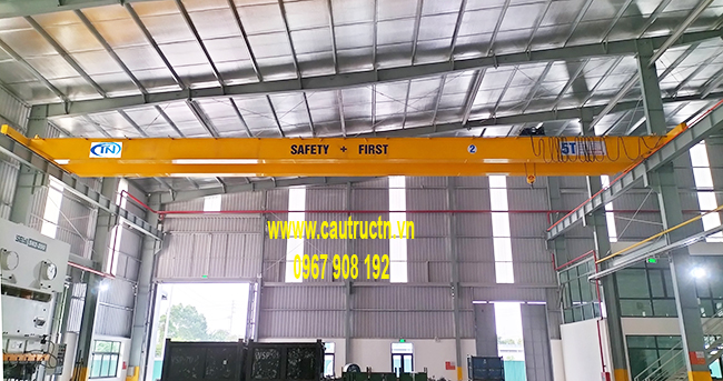 Lắp đặt cẩu trục dầm đôi 5 tấn tại Hải Phòng