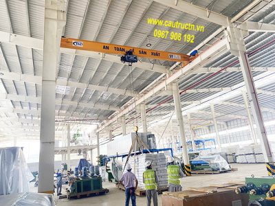 Video lắp đặt cầu trục 5 tấn tại Phù Cừ Hưng Yên