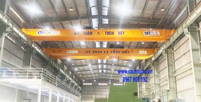 Video thử tải kiểm định cầu trục 10 tấn tại Quảng Ninh.