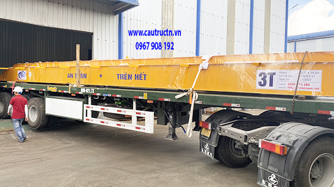 Vận chuyển cẩu trục 3T tới vị trí lắp đặt vận chuyển cẩu trục 3T tới vị trí lắp đặt