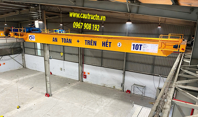 Giá cẩu trục 10 tấn dầm đôi tại Bắc Ninh Báo giá cẩu trục dầm đôi 10 tấn tại Bắc Ninh