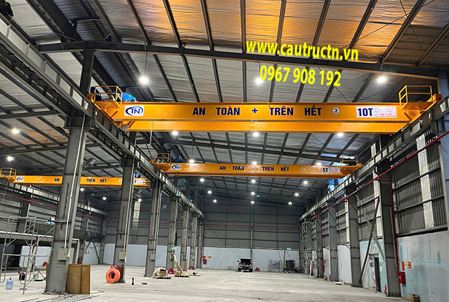 Giá cẩu trục đôi 10 tấn tại Quang Ninh Cẩu trục đôi 10 tấn tại Quảng Ninh