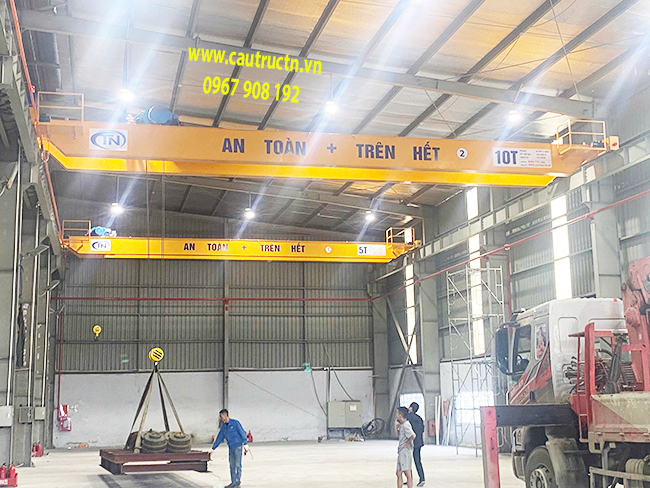 Chế tạo và lắp đặt cẩu trục 10 tấn tại Ninh Bình Chế tạo và lắp đặt cẩu truc 10T tại tỉnh Ninh Bình